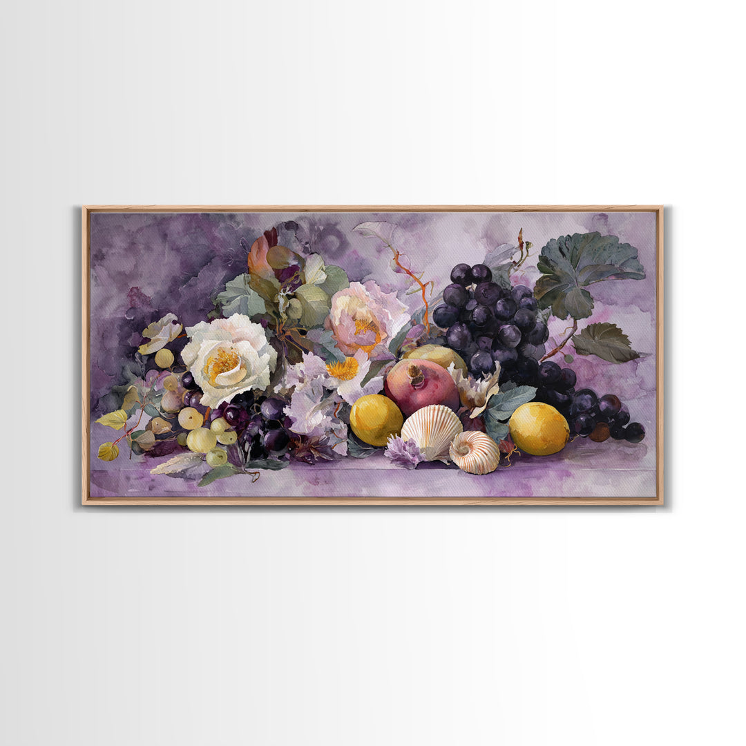 Bohemian Patchwork Landscape Canvas Print, Eclectic Art, Contemporary Art, Living Room Decor, Fine Art, Eclectic, ECL-2x1-44