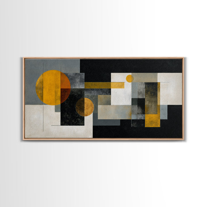 Bold Maximalist Still Life Framed Canvas Print, Eclectic Art, Textured Painting, Living Room Decor, Fine Art, Eclectic, ECL-2x1-95