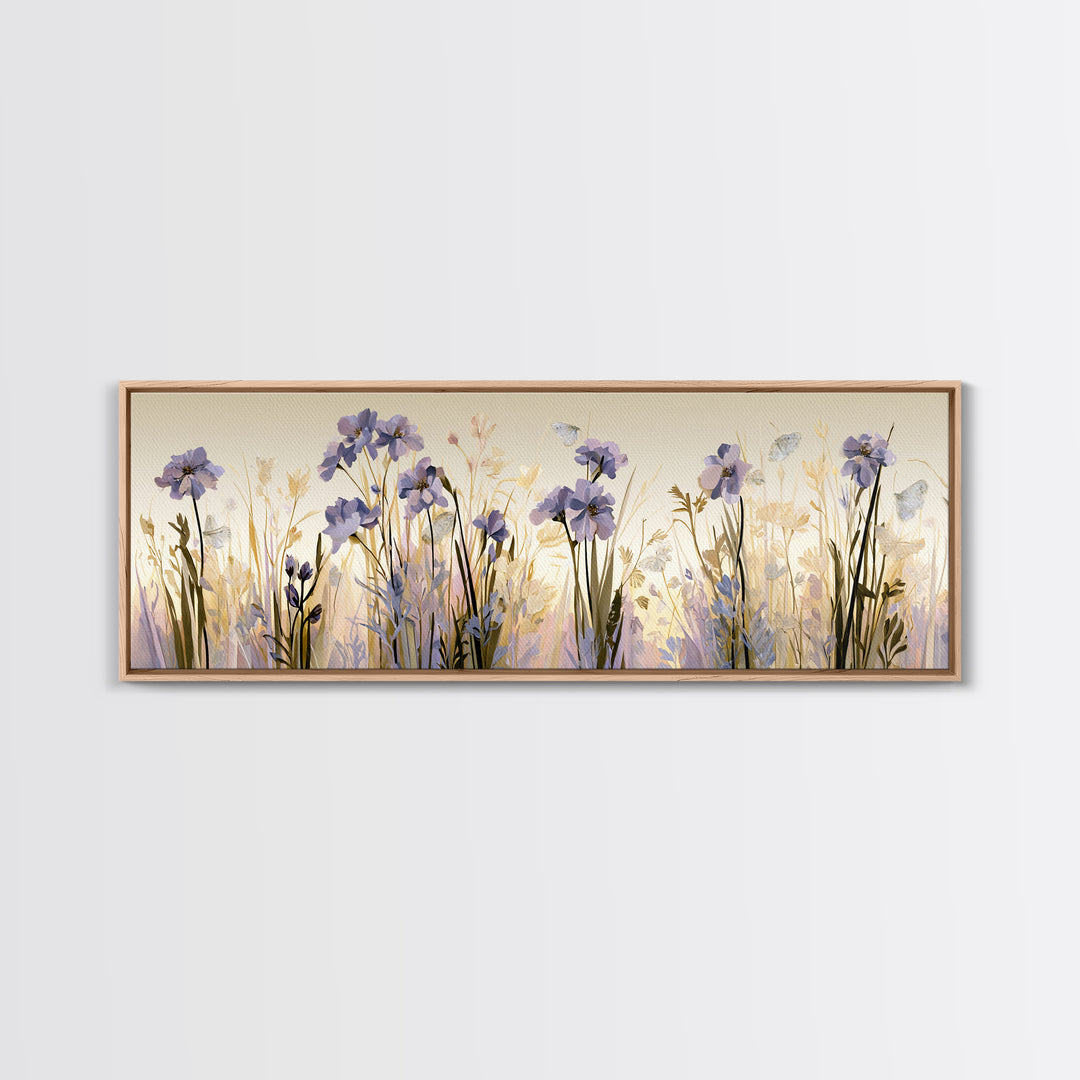 Botanical Collage with Butterflies and Old Paper Canvas Print, Eclectic Art, Unique Wall Art, Living Room Decor, Eclectic, ECL-3x1-5