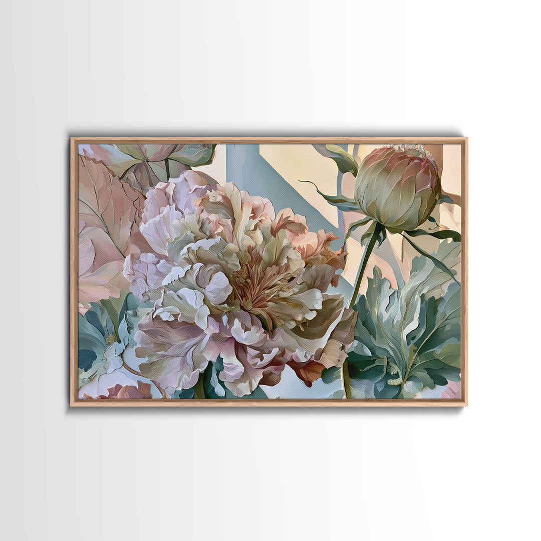 Matisse Inspired Cutouts with Botanical Details Canvas Print, Eclectic Art, Unique Wall Art, Living Room Decor, Eclectic, ECL-3x2-10