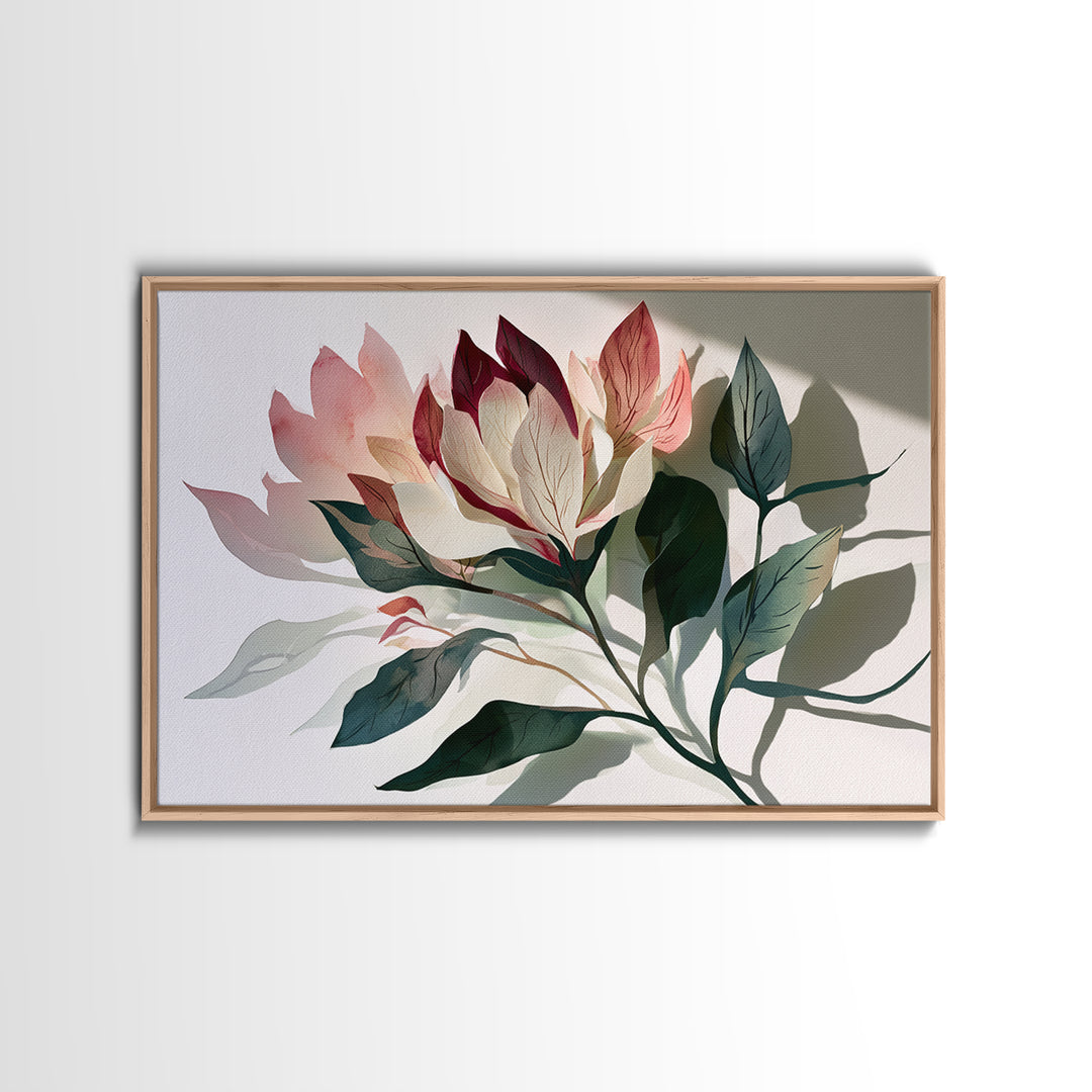 Matisse Inspired Cutouts with Botanical Details Canvas Print, Eclectic Art, Statement Artwork, Living Room Decor, Eclectic, ECL-3x2-58