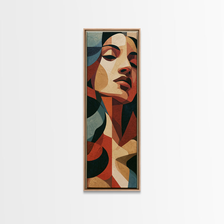 Portrait of a Singer Canvas Print, Expressionist Art, Abstract Wall Art, Living Room Decor, Expression, Gallery Wall Art, EXP-1x3-56