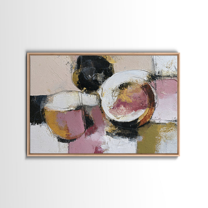 Bold Still Life of Fruit Canvas Print, Expressionist Art, Blue Wall Art, Living Room Decor, Abstract Art, Expression, EXP-3x2-21