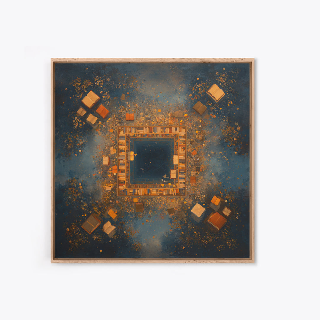 Sorceress Holding a Sphere of Starlight Framed Canvas Print, Fantasy Art, Gallery Decor, Living Room Decor, Fine Art, Mythic, FAN-1x1-41