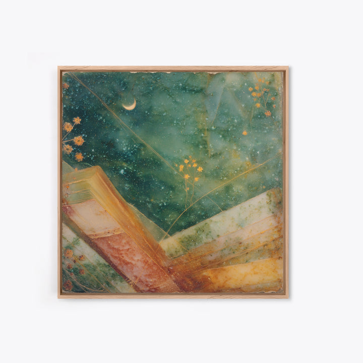 Angelic Warrior with Radiant Wings Canvas Print, Fantasy Art, Neutral Decor, Living Room Decor, Oil Painting, Mythic, FAN-1x1-95