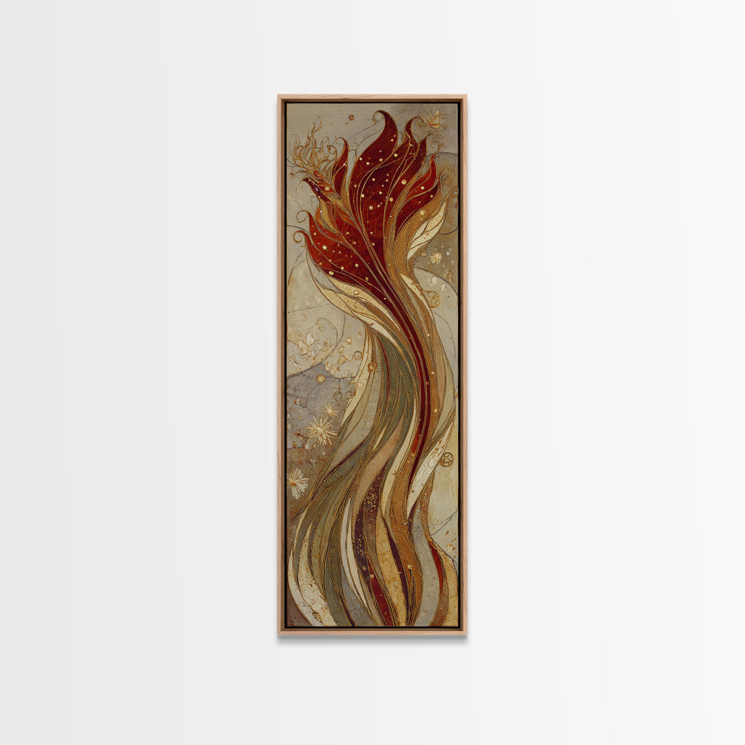 Sorceress Holding a Sphere of Starlight Framed Canvas Print, Fantasy Art, Modern Decor, Living Room Decor, Fine Art, Mythic, FAN-1x3-29