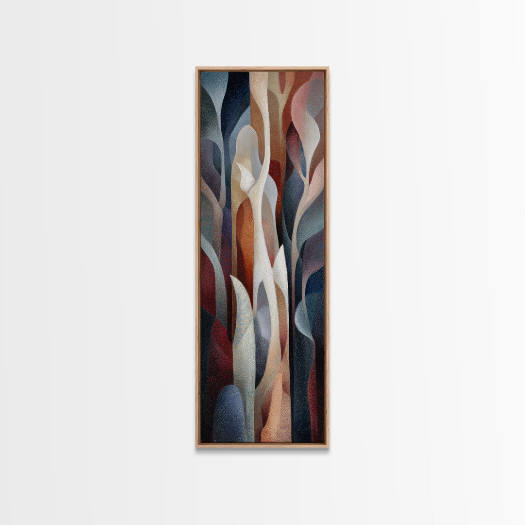 Faerie Market under Giant Mushrooms Canvas Print, Fantasy Art, Whimsical Art, Living Room Decor, Abstract Art, Mythic, FAN-1x3-51