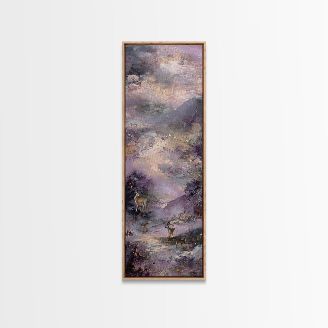 Ancient Map Landscape Canvas Print, Fantasy Art, Prints, Living Room Decor, Oil Painting, Mythic, Fairy Art, Fantasy Art Prints, FAN-1x3-73