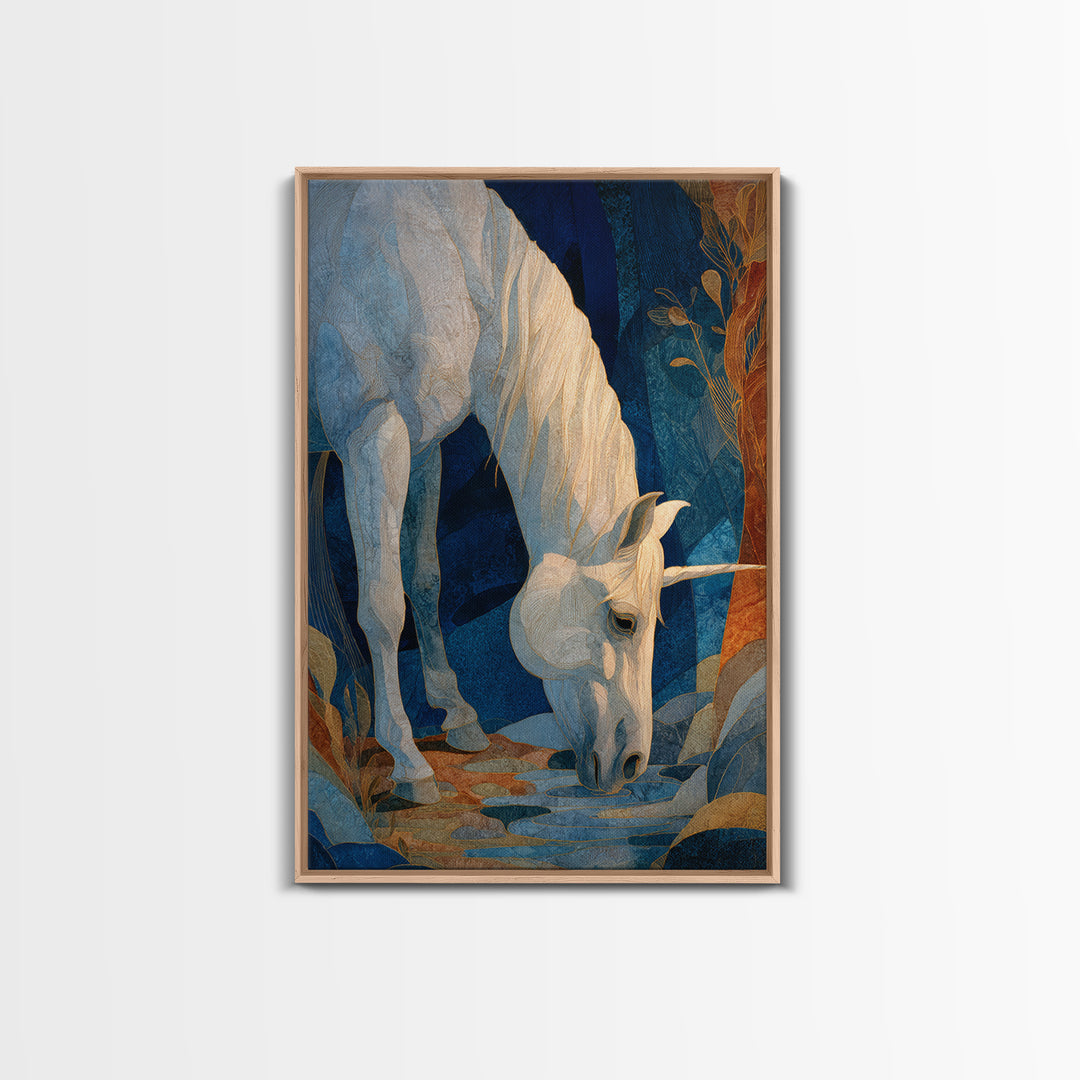 Armored Knight Facing a Glowing Portal Canvas Print, Fantasy Art, Minimalist Decor, Living Room Decor, Fine Art, Mythic, FAN-2x3-39