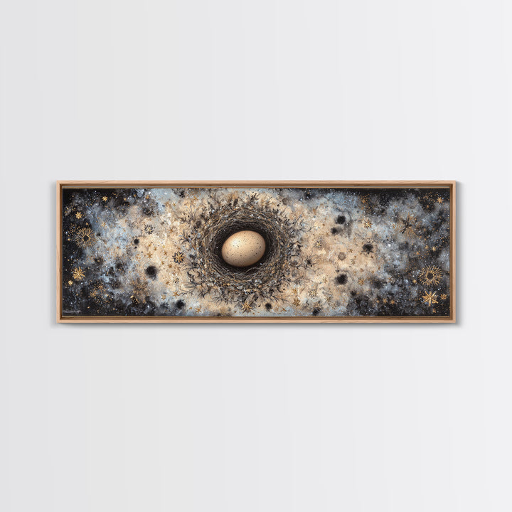 Dragon Egg Nest Canvas Print, Fantasy Art, Digital Art, Living Room Decor, Mythic, Fantasy Art Prints, Fantasy Wall Art, FAN-3x1-38