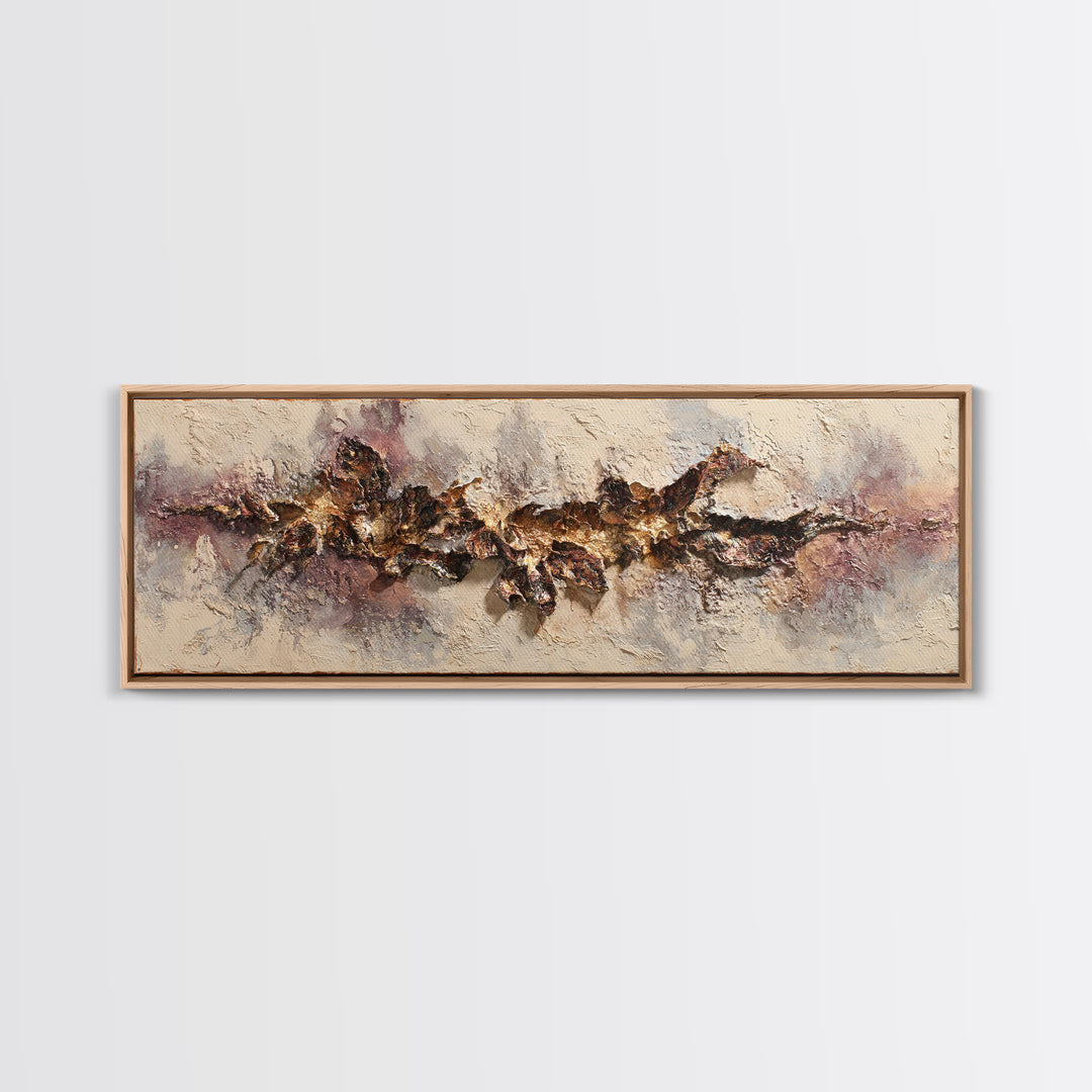 Giant Tree City Filled Framed Canvas Print, Fantasy Art, Surreal Art, Living Room Decor, Fine Art, Mythic, Luxury Decor, FAN-3x1-73