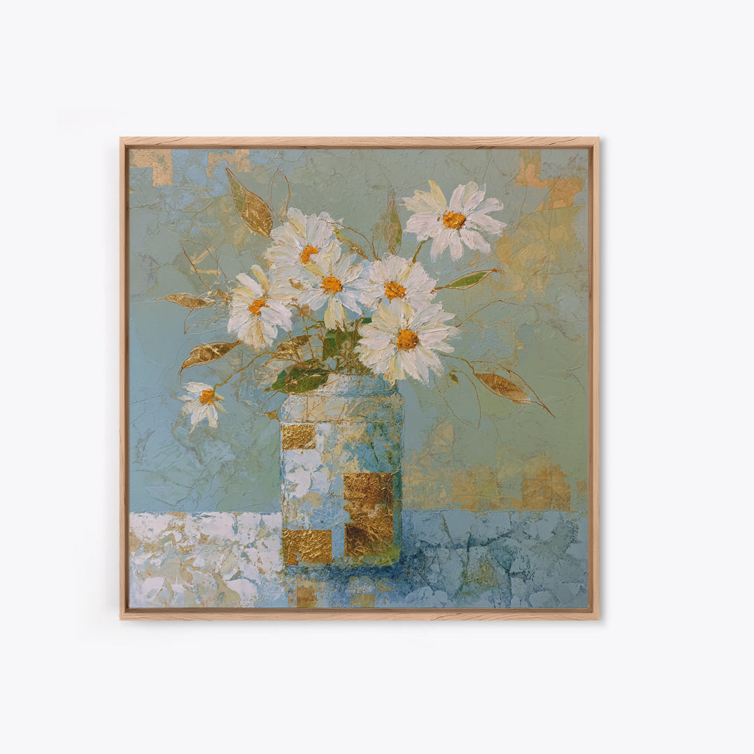 Farm Dog Lying Beside Weathered Boots Framed Canvas Print, Farmhouse Art, Statement Artwork, Farmhouse Decor, Abstract Art, FAR-1x1-57