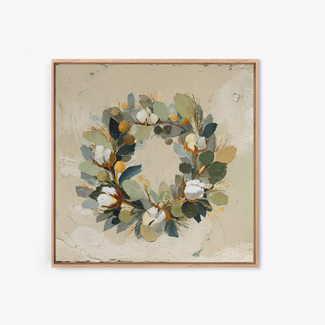 Apple Basket with Gingham Cloth Framed Canvas Print, Farmhouse Art, Statement Artwork, Farmhouse Decor, Fine Art, Harvest, FAR-1x1-83