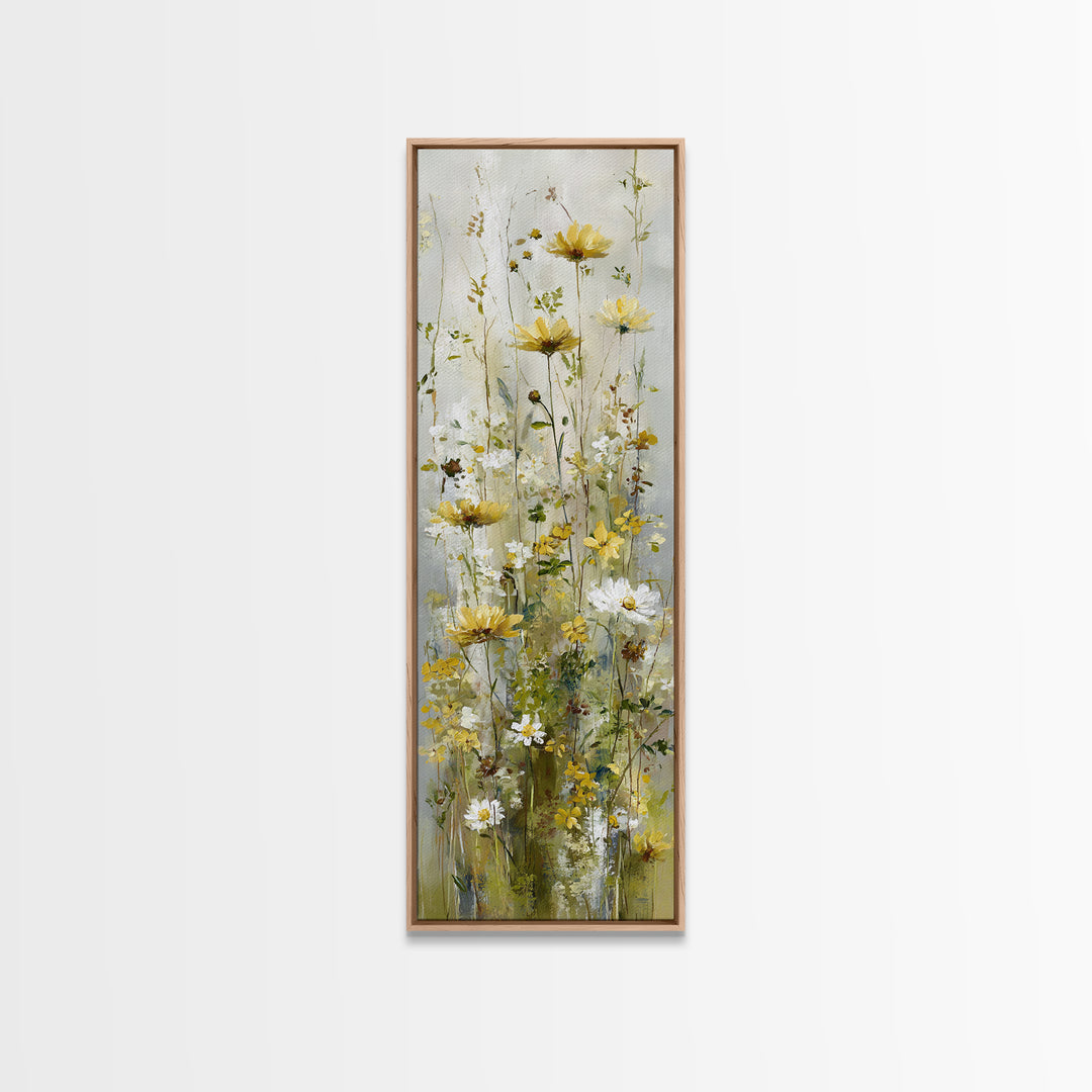 Cornfield under a Dramatic Summer Sky Canvas Print, Farmhouse Art, Gallery Decor, Farmhouse Decor, Oil Painting, Harvest, FAR-1x3-82