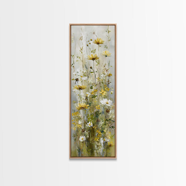 Cornfield under a Dramatic Summer Sky Canvas Print, Farmhouse Art, Gallery Decor, Farmhouse Decor, Oil Painting, Harvest, FAR-1x3-82