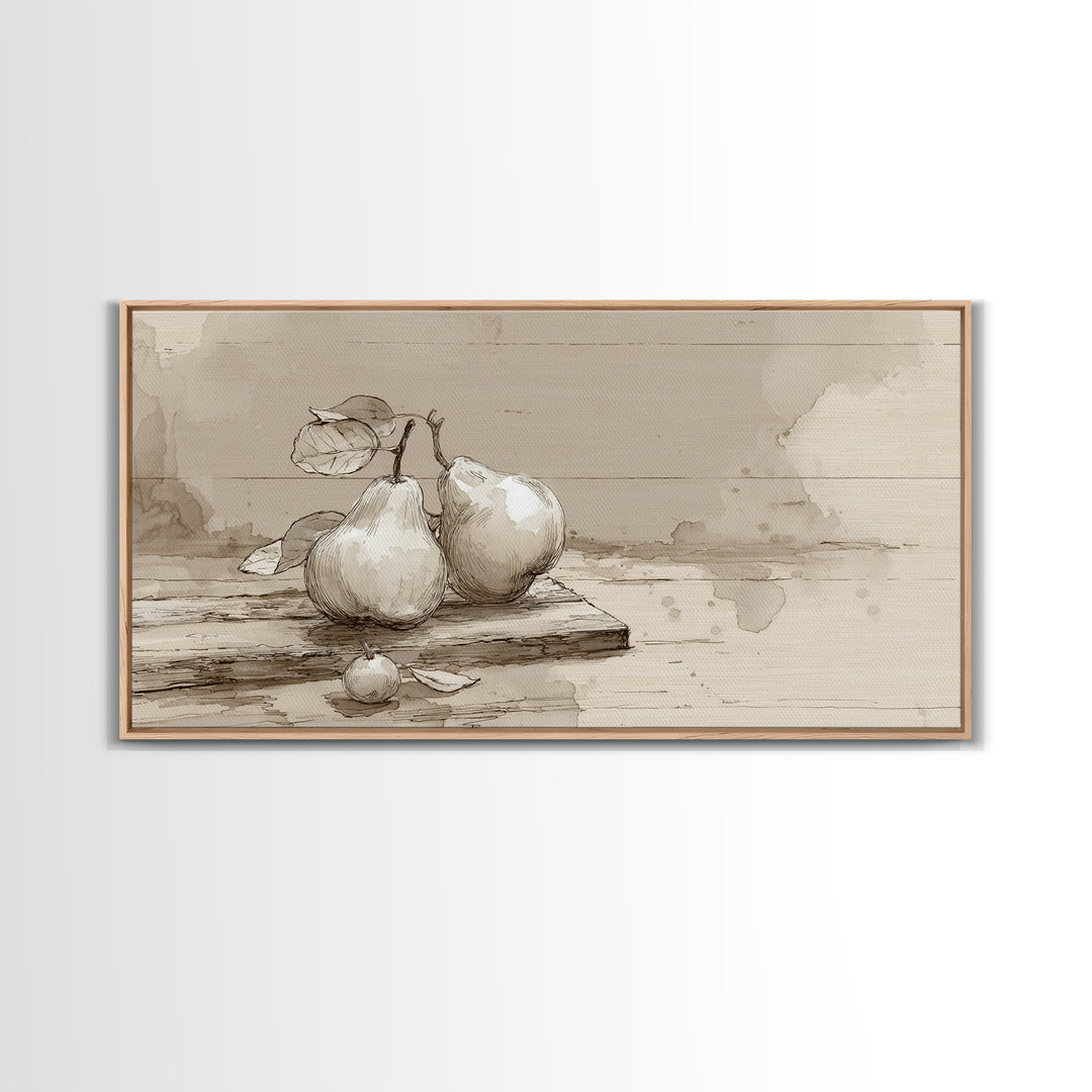 Wheat Bundle Tied Framed Canvas Print, Farmhouse Art, Luxury Decor, Farmhouse Decor, Fine Art, Harvest, Art Prints, Digital Art, FAR-2x1-30