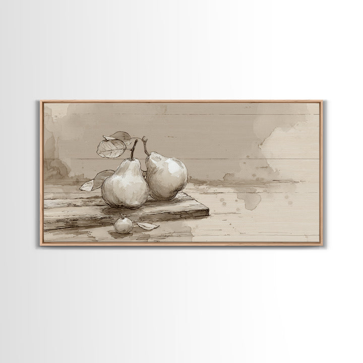 Wheat Bundle Tied Framed Canvas Print, Farmhouse Art, Luxury Decor, Farmhouse Decor, Fine Art, Harvest, Art Prints, Digital Art, FAR-2x1-30