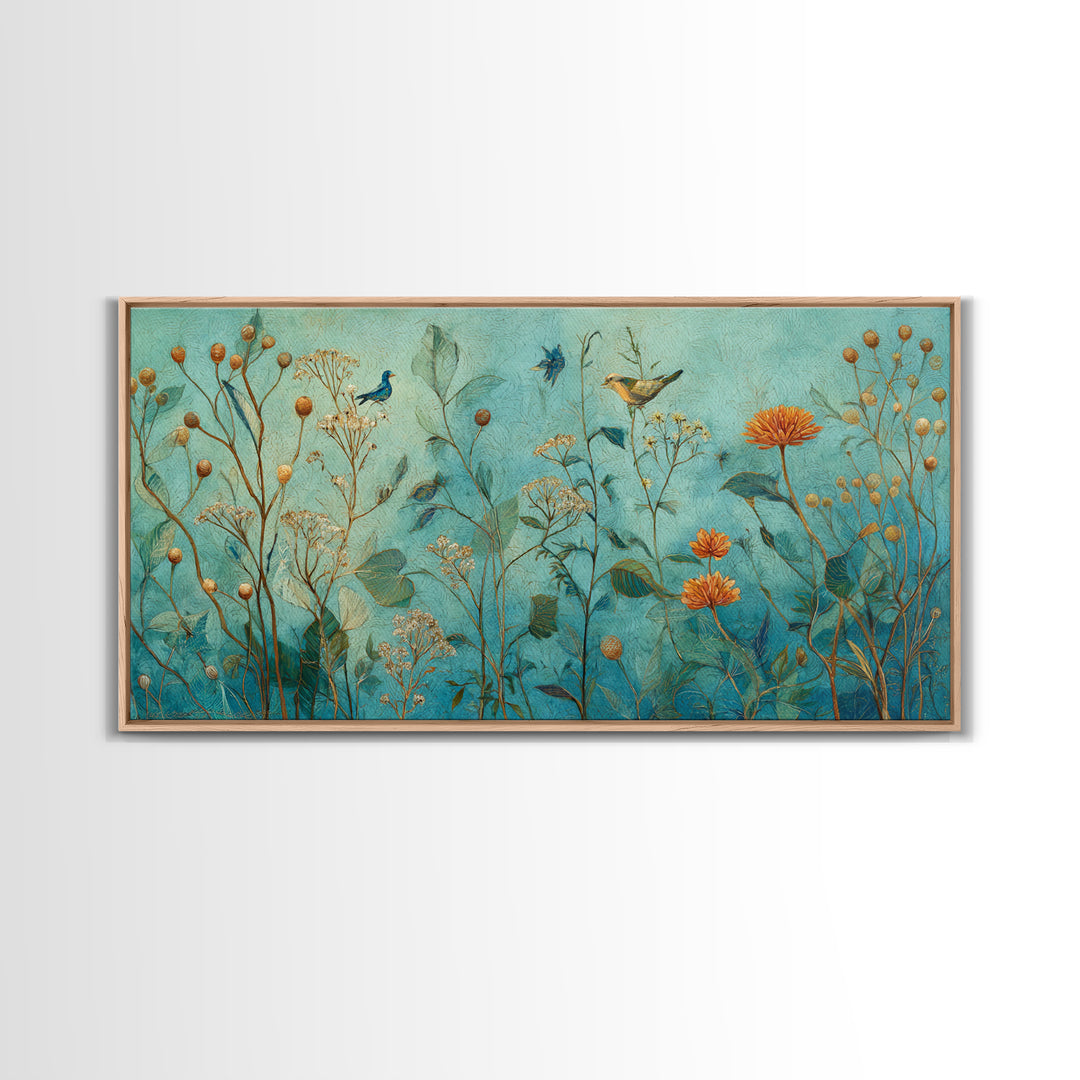 Sunflowers in a Galvanized Metal Bucket Canvas Print, Farmhouse Art, Printable Art, Farmhouse Decor, Watercolor Art, Harvest, FAR-2x1-47