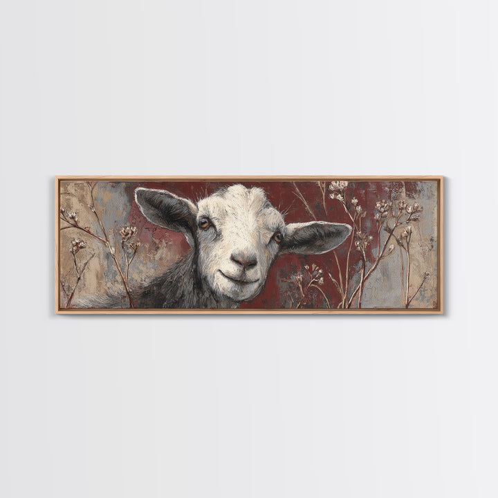 Farm Dog Lying Beside Weathered Boots Framed Canvas Print, Farmhouse Art, Farmhouse Wall Art, Farmhouse Decor, Harvest, FAR-3x1-73