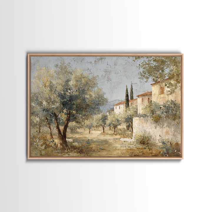 Sunlit Provence Olive Grove Canvas Print, French Country Art, Original Painting, Farmhouse Decor, Country, Coastal Wall Art, FCA-3x2-57