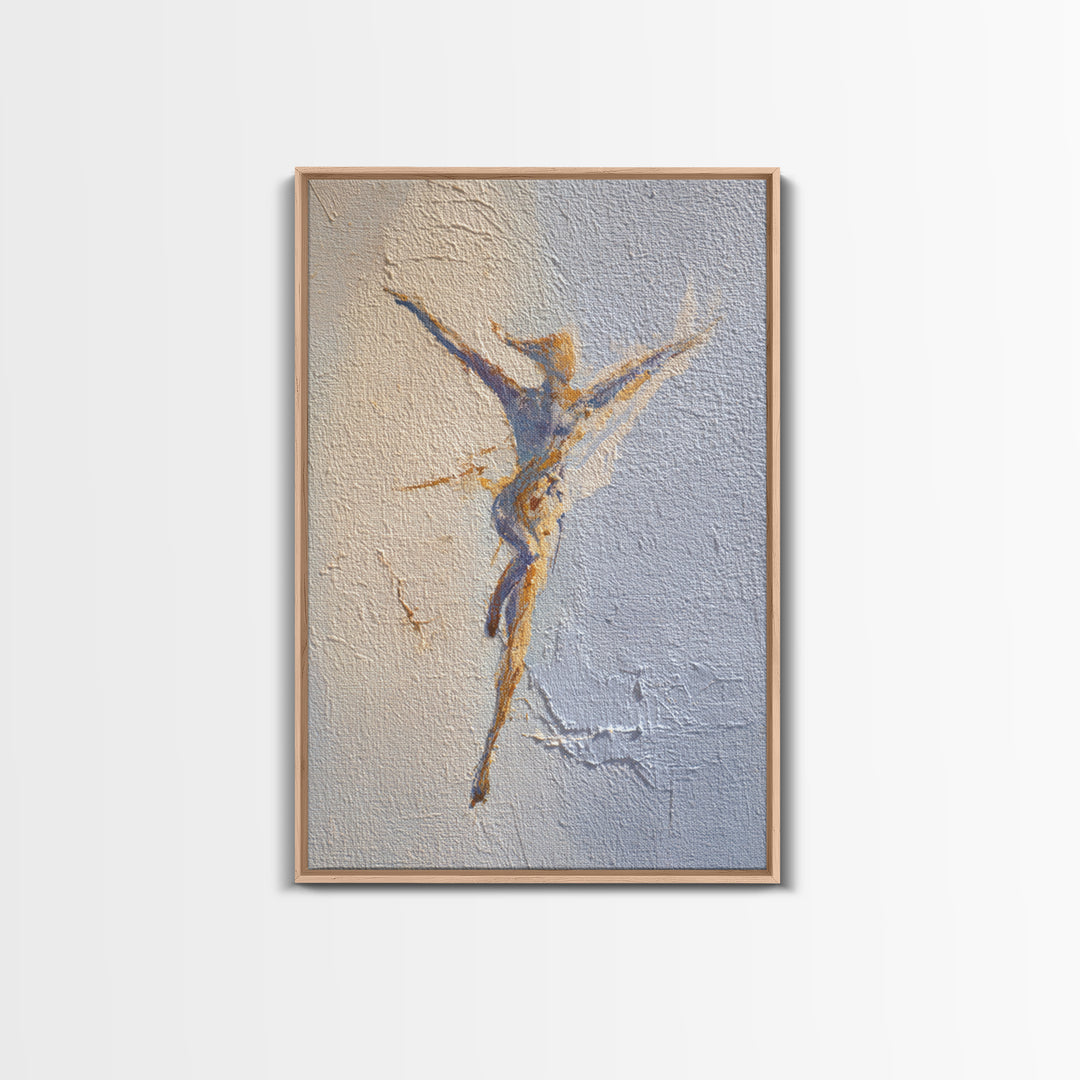 Yoga Warrior Pose Framed Canvas Print, Fitness Studio Art, Gym Wall Art, Gym Decor, Fine Art, Motion, Luxury Decor, Art Print, FSA-2x3-63