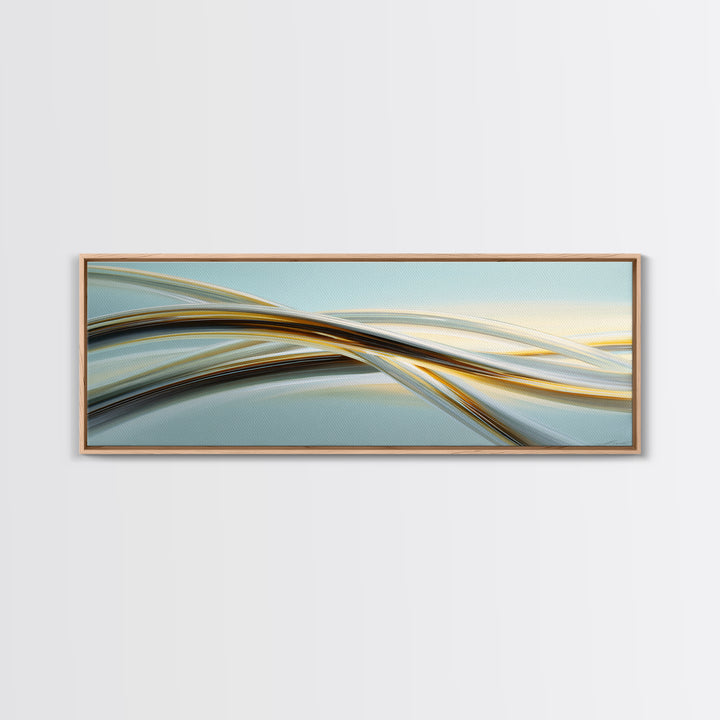Jump Rope Movement Captured as Curved Lines Canvas Print, Fitness Studio Art, Gym Decor, Abstract Art, Motion, FSA-3x1-50