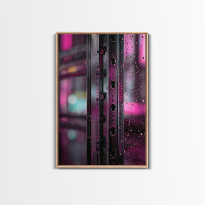 Smooth Titanium Shapes Canvas Print, Futuristic Art, Digital Art Print, Living Room Decor, Fine Art, Future, Luxury Decor, FUT-2x3-31