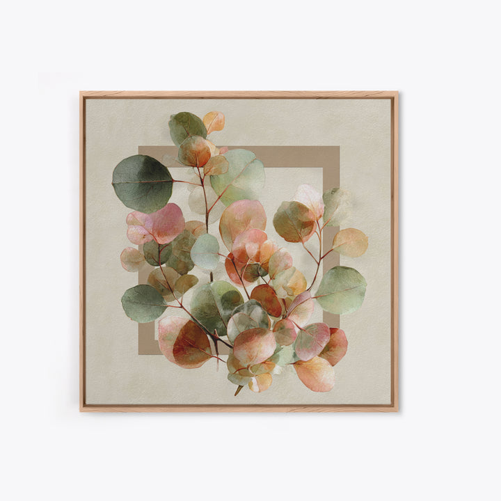 Calming Eucalyptus Watercolor Branches Framed Canvas Print, Guest Bedroom Art, Downloadable Prints, Bedroom Decor, Guest, GBA-1x1-34