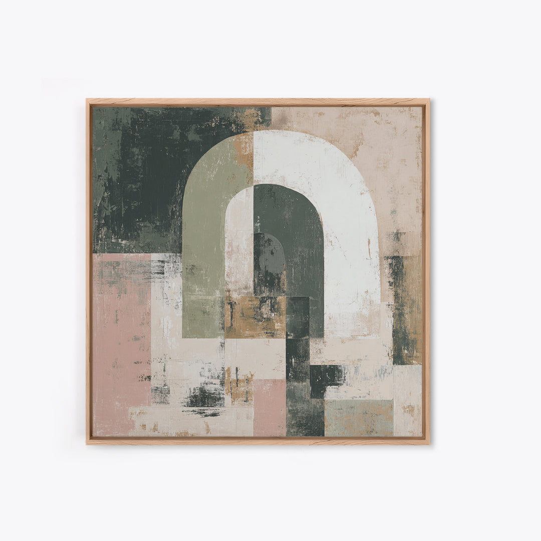 Warm Abstract Arches Canvas Print, Guest Bedroom Art, Wall Art, Bedroom Decor, Fine Art, Guest, New Home Gift, Printable Art, GBA-1x1-99
