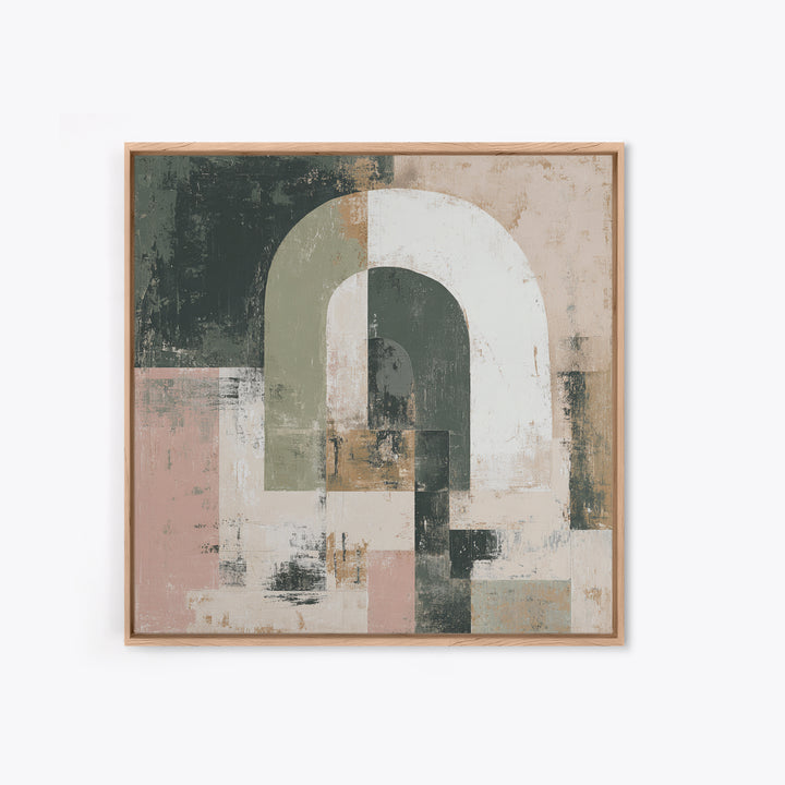 Warm Abstract Arches Canvas Print, Guest Bedroom Art, Wall Art, Bedroom Decor, Fine Art, Guest, New Home Gift, Printable Art, GBA-1x1-99