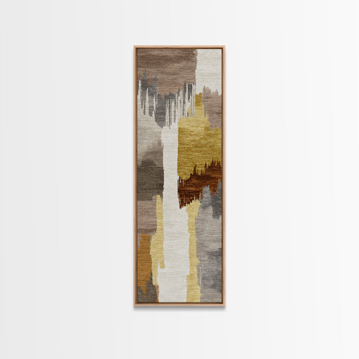 Abstract Woven Texture Canvas Print, Guest Bedroom Art, Above Bed Decor, Bedroom Decor, Abstract Art, Guest, Boho Decor, GBA-1x3-26