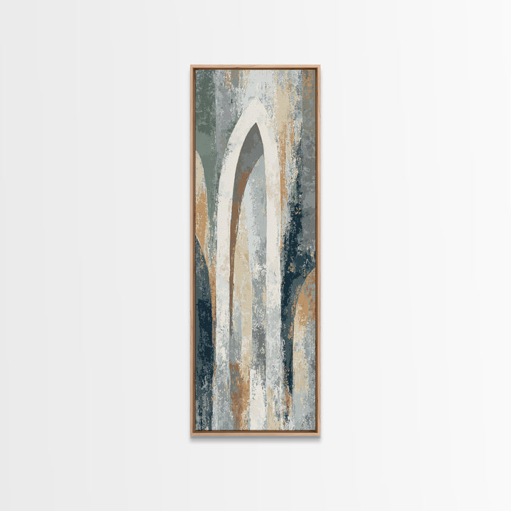 Warm Abstract Arches Canvas Print, Guest Bedroom Art, Home, Bedroom Decor, Guest, Bedroom Wall Art, Bedroom Wall Decor, GBA-1x3-39