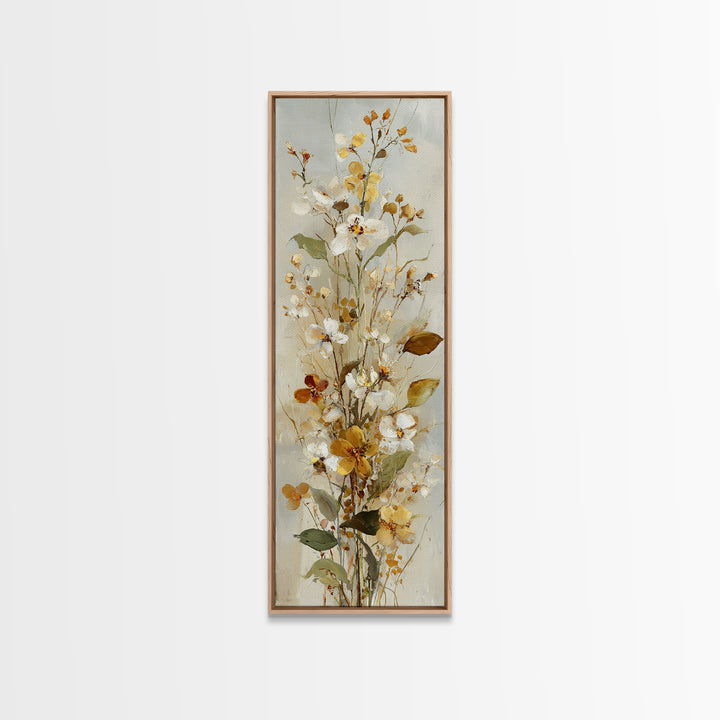 Small Bird Pair on Flowering Branch Canvas Print, Guest Bedroom Art, Digital Prints, Bedroom Decor, Oil Painting, Guest, GBA-1x3-40