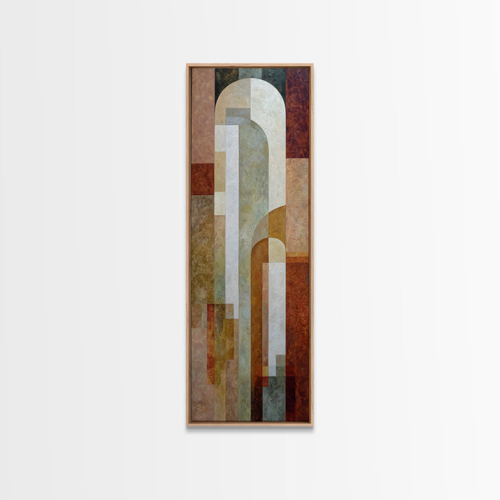 Warm Abstract Arches Canvas Print, Guest Bedroom Art, Living Room Wall Art, Bedroom Decor, Abstract Art, Guest, Gallery Decor, GBA-1x3-63