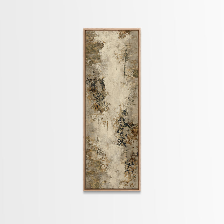 Warm Terracotta Shapes Canvas Print, Guest Bedroom Art, Gallery Decor, Bedroom Decor, Fine Art, Guest, Contemporary Art, GBA-1x3-82