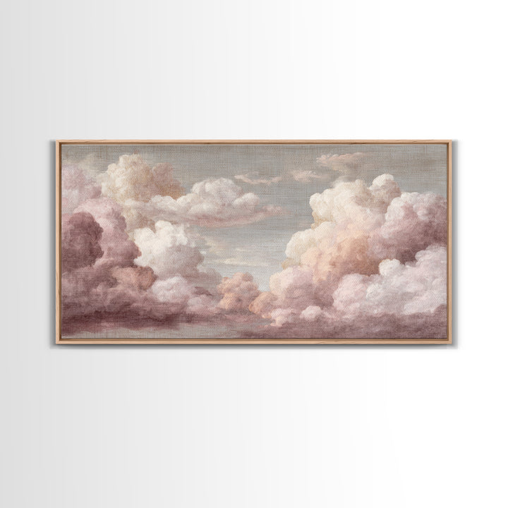 Abstract Woven Texture Framed Canvas Print, Guest Bedroom Art, Art Print, Bedroom Decor, Abstract Art, Guest, Home, GBA-2x1-34