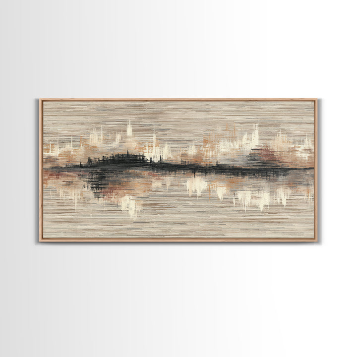 Abstract Woven Texture Canvas Print, Guest Bedroom Art, Wall Art, Bedroom Decor, Abstract Art, Guest, New Home Gift, GBA-2x1-58