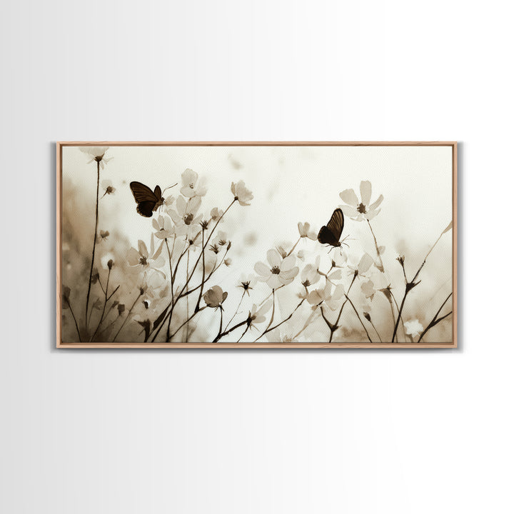 Olive Branch Still Life Framed Canvas Print, Guest Bedroom Art, Framed Wall Art, Bedroom Decor, Guest, Farmhouse Wall Decor, GBA-2x1-85