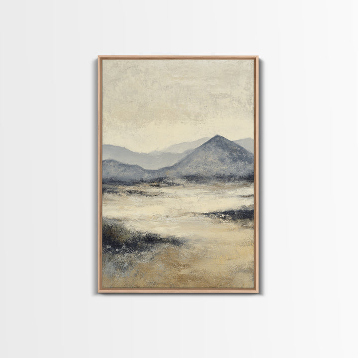 Gentle Rain over Distant Hills Canvas Print, Guest Bedroom Art, Downloadable Prints, Bedroom Decor, Fine Art, Guest, Art Print, GBA-2x3-32