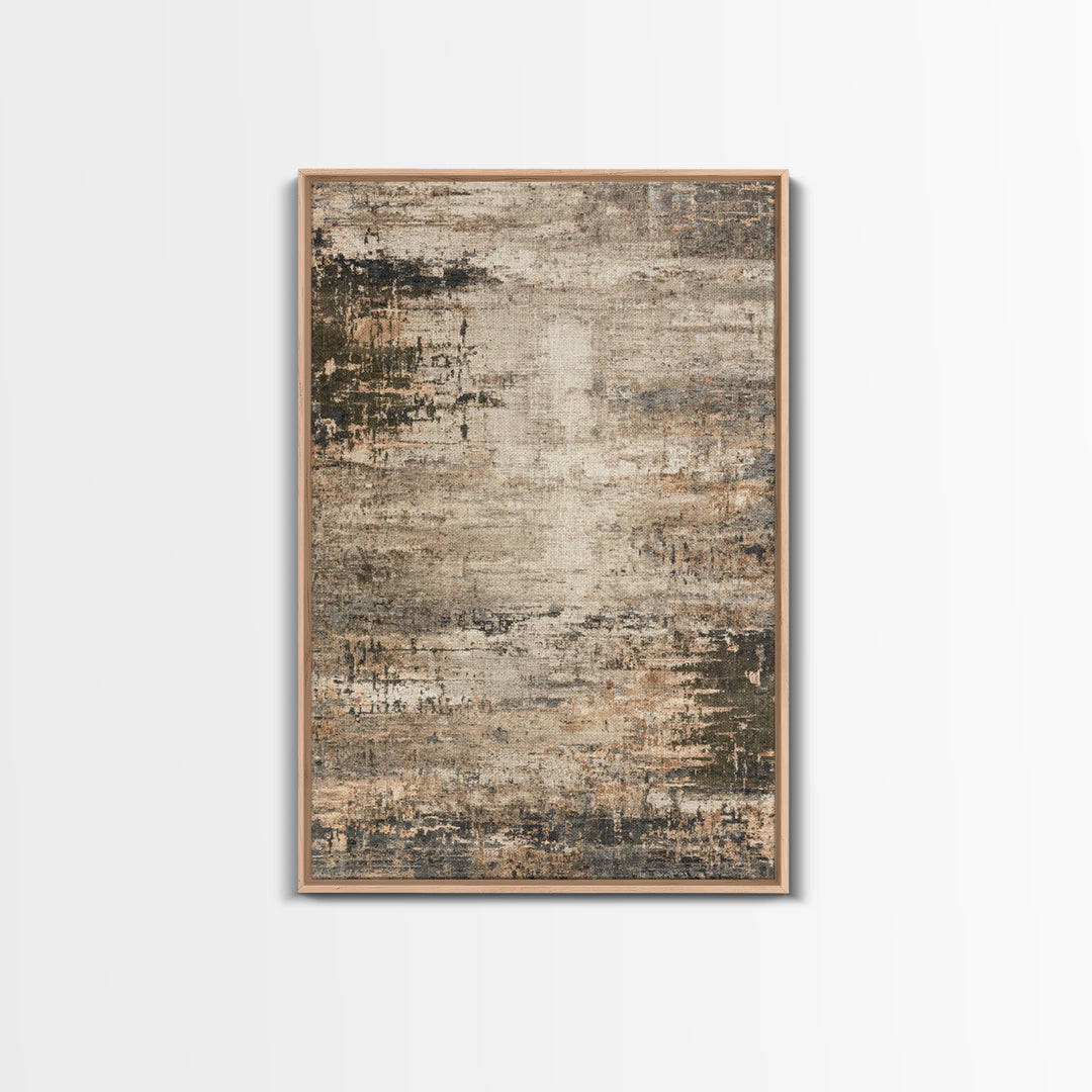 Abstract Woven Texture Framed Canvas Print, Guest Bedroom Art, Textured Painting, Bedroom Decor, Fine Art, Guest, GBA-2x3-46