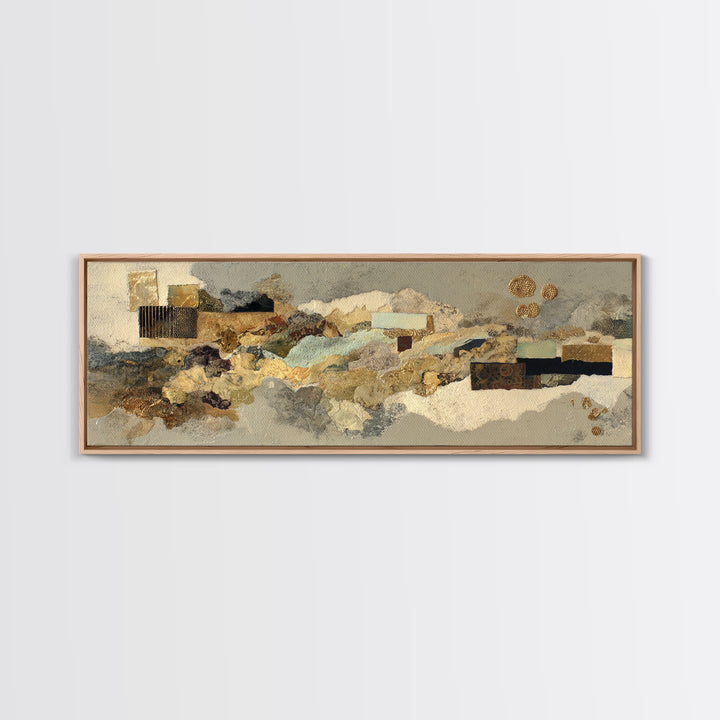 Abstract Woven Texture Canvas Print, Guest Bedroom Art, Cat Wall Art, Bedroom Decor, Abstract Art, Guest, Fine Art Print, GBA-3x1-6