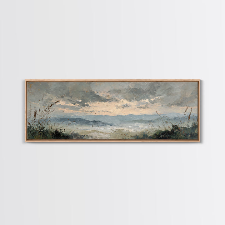 Romantic Cloudscape in Blush and Ivory Canvas Print, Guest Bedroom Art, Framed Wall Art, Bedroom Decor, Fine Art, Guest, GBA-3x1-75