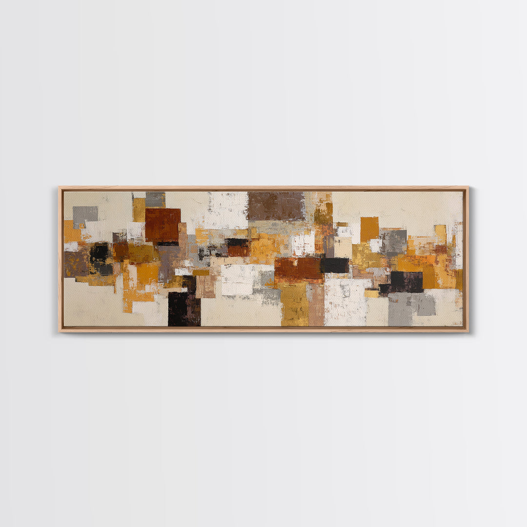 Abstract Woven Texture Canvas Print, Guest Bedroom Art, Poster, Bedroom Decor, Guest, Farmhouse Decor, Living Room Decor, GBA-3x1-78