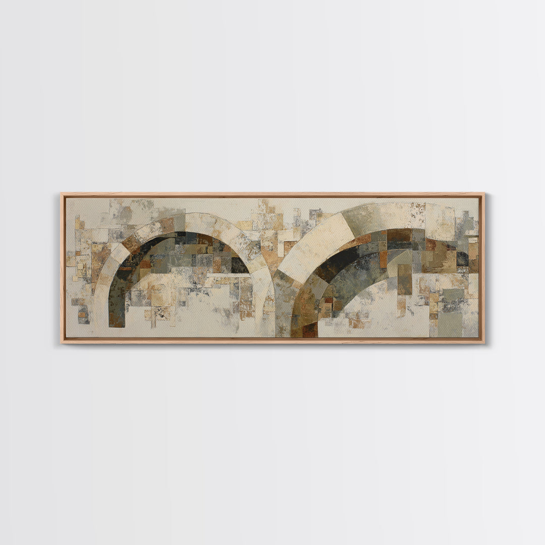 Warm Abstract Arches Canvas Print, Guest Bedroom Art, Room Decor, Bedroom Decor, Abstract Art, Guest, Printable Wall Art, GBA-3x1-91