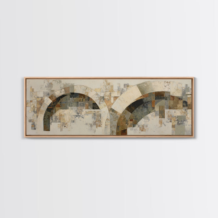 Warm Abstract Arches Canvas Print, Guest Bedroom Art, Room Decor, Bedroom Decor, Abstract Art, Guest, Printable Wall Art, GBA-3x1-91