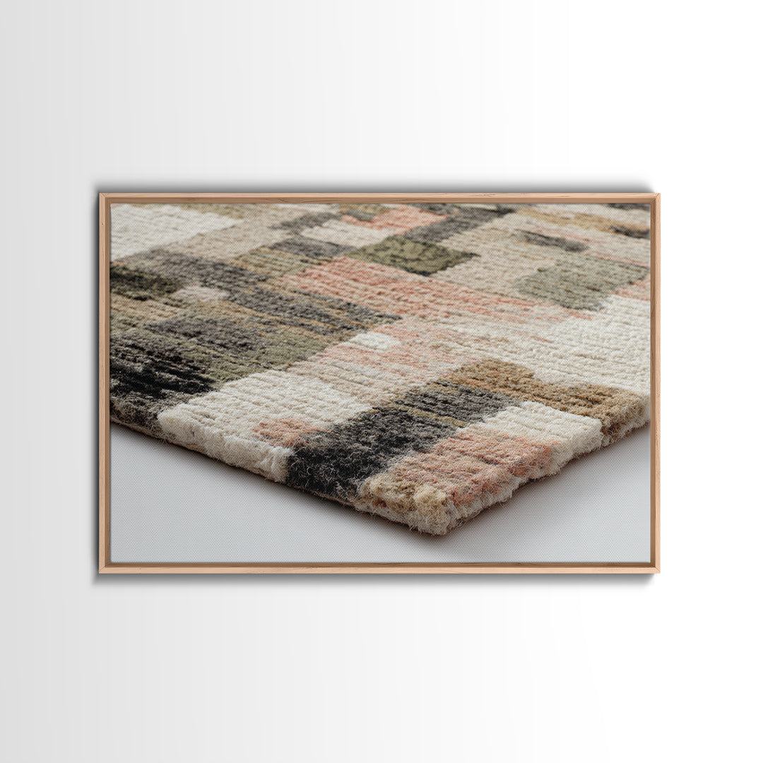 Abstract Woven Texture Framed Canvas Print, Guest Bedroom Art, Printable Wall Art, Bedroom Decor, Abstract Art, Guest, GBA-3x2-18