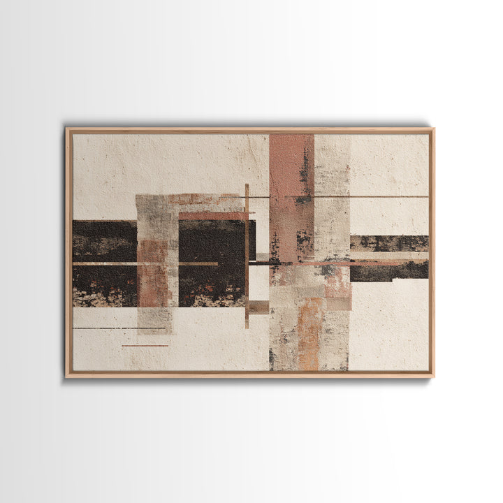 Abstract Woven Texture Framed Canvas Print, Guest Bedroom Art, Bedroom Wall Art, Bedroom Decor, Abstract Art, Guest, GBA-3x2-90