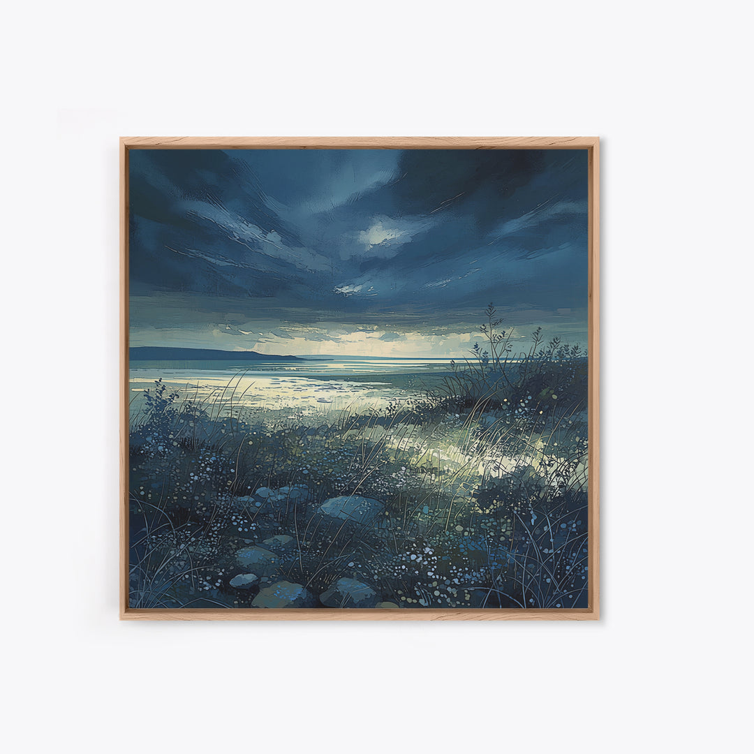 Quiet Abstract Landscape Canvas Print, General Fine Art, Room Decor, Living Room Decor, Fine Art, Digital Prints, GEN-1x1-49