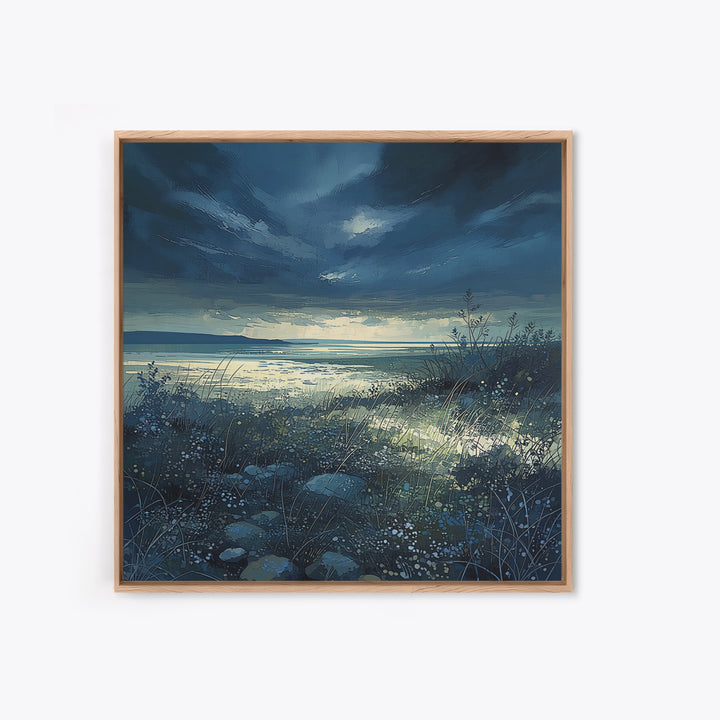 Quiet Abstract Landscape Canvas Print, General Fine Art, Room Decor, Living Room Decor, Fine Art, Digital Prints, GEN-1x1-49