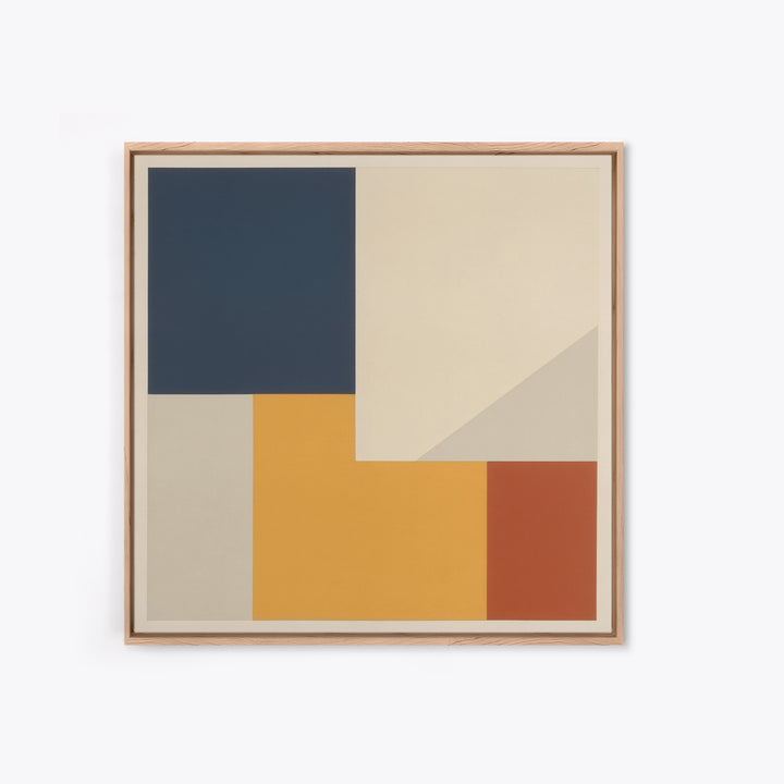 Modern Geometric Composition Canvas Print, General Fine Art, Boho Decor, Living Room Decor, Fine Art, Wall Decor, GEN-1x1-82